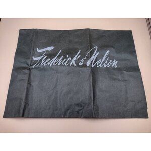 Vintage Frederick & Nelson 17"x24" Green Paper Bag With Logo Seattle WA History